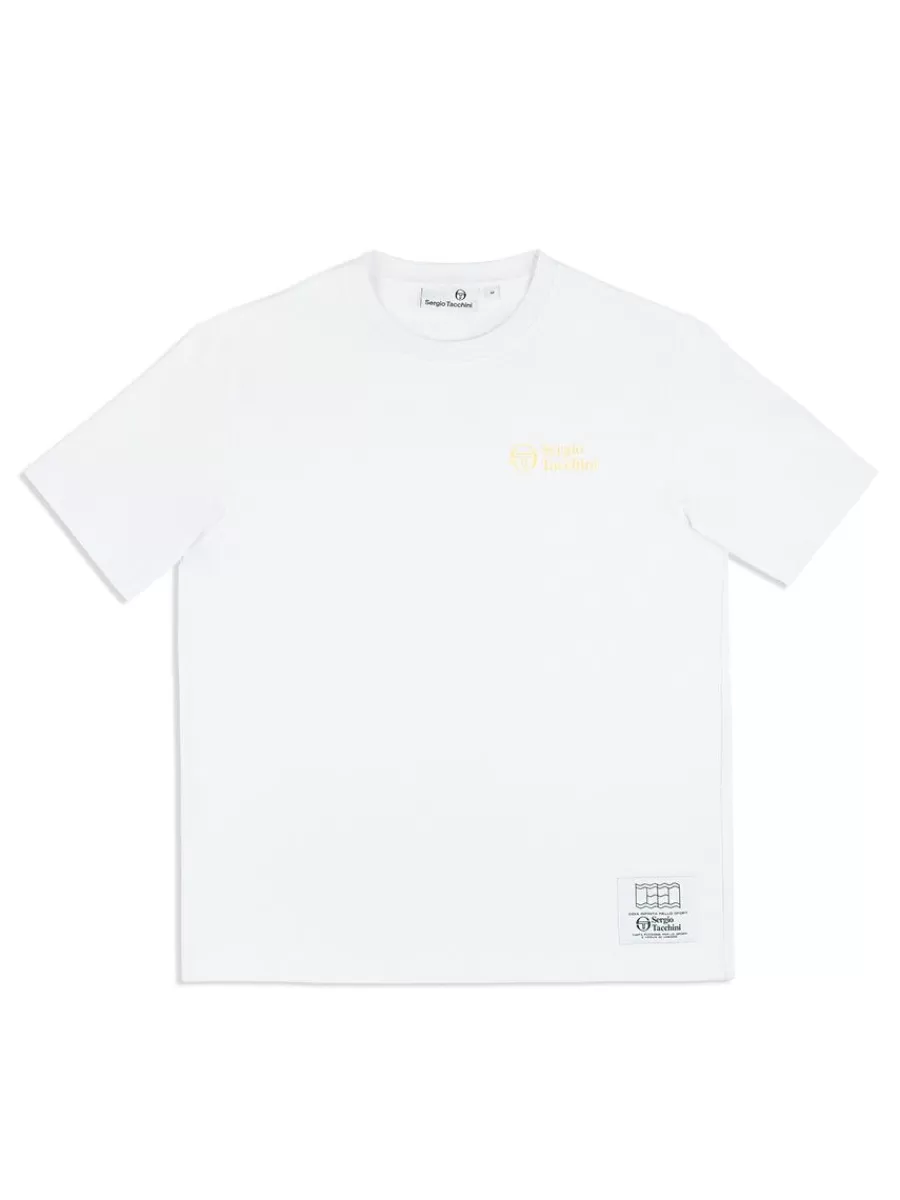 T-Shirts>Sergio Tacchini Onda T-Shirt- Golden Haze