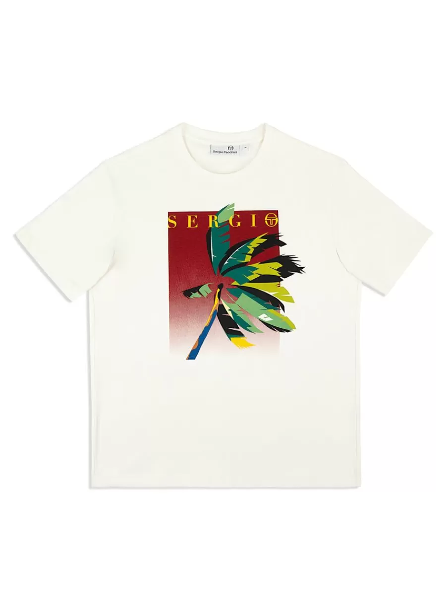 Matching Separates>Sergio Tacchini Palma T-Shirt- Gardenia