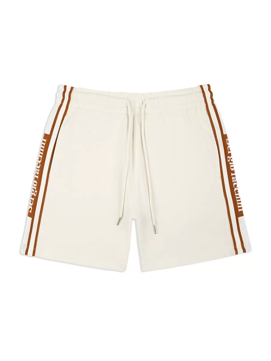 Shorts And Swim>Sergio Tacchini Pereto Tape Short- Gardenia