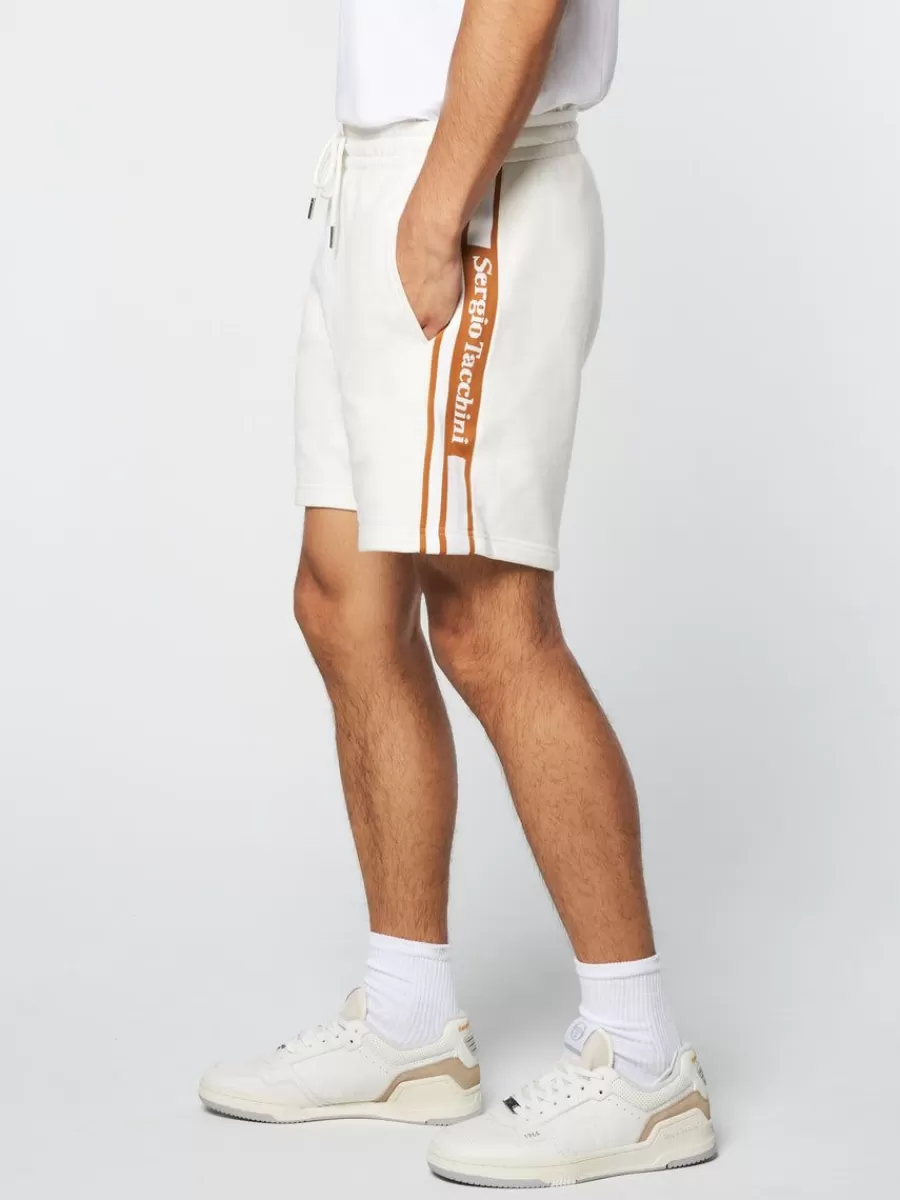 Shorts And Swim>Sergio Tacchini Pereto Tape Short- Gardenia