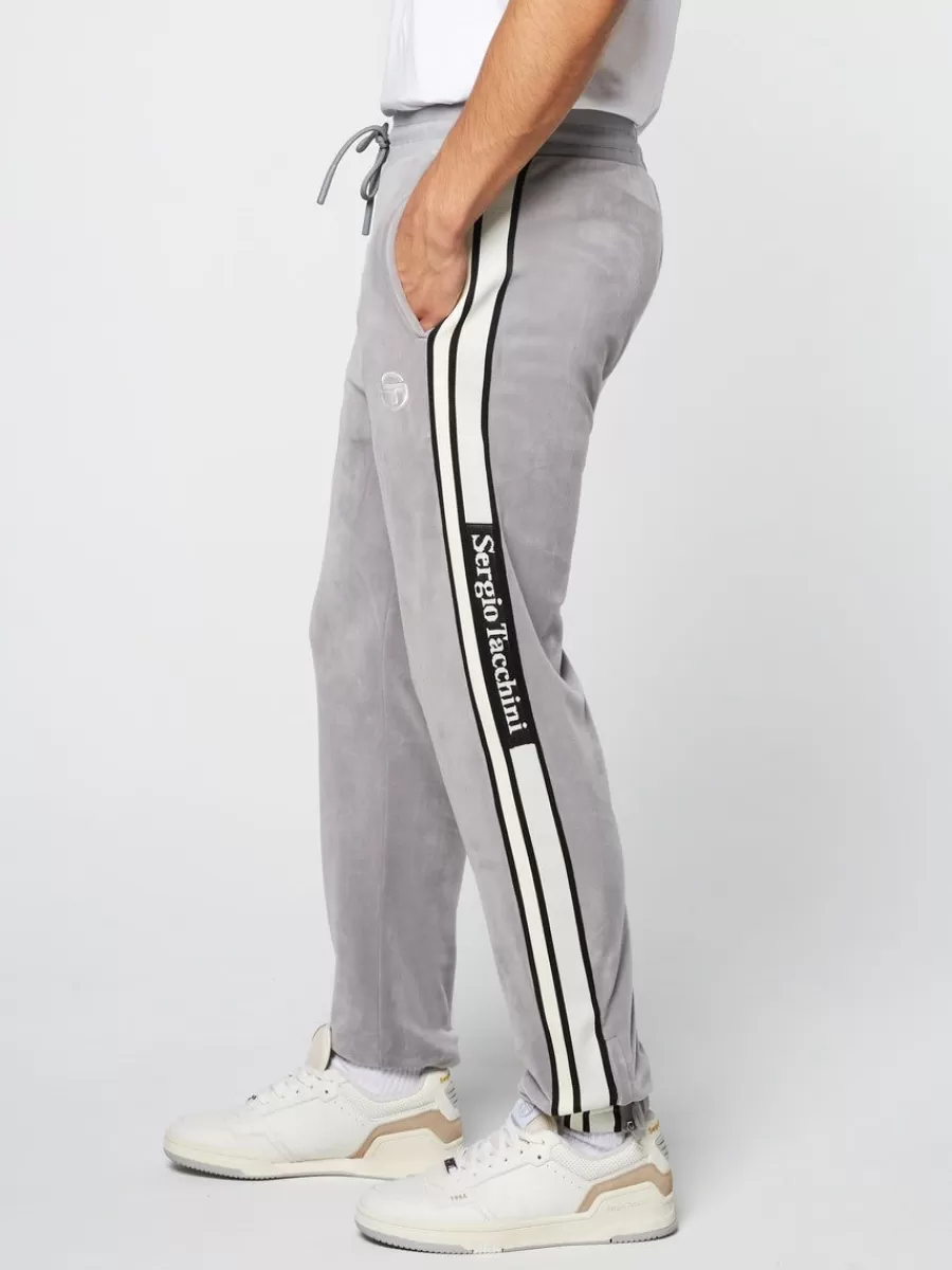 Velour>Sergio Tacchini Pereto Velour Track Pant- Sleet