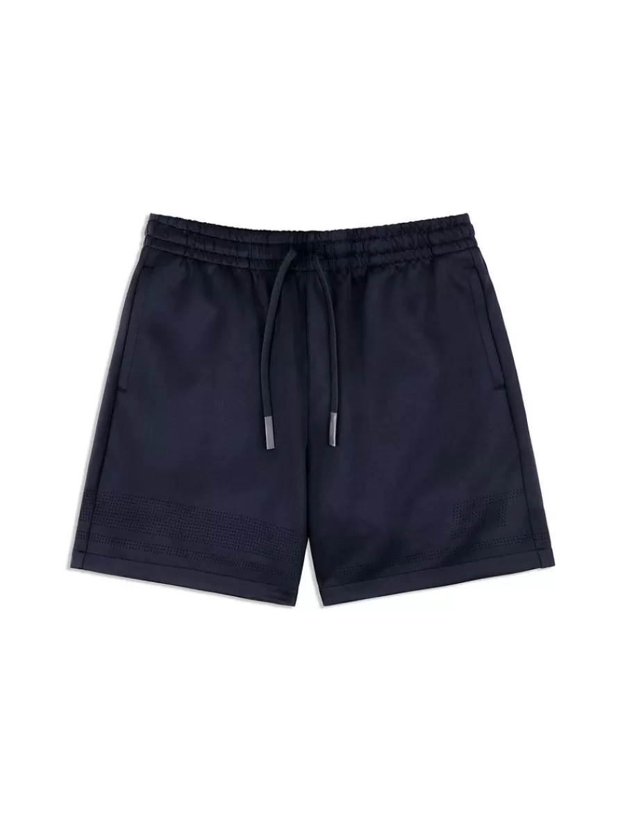 Shorts And Swim>Sergio Tacchini Perforata Short- Maritime Blue