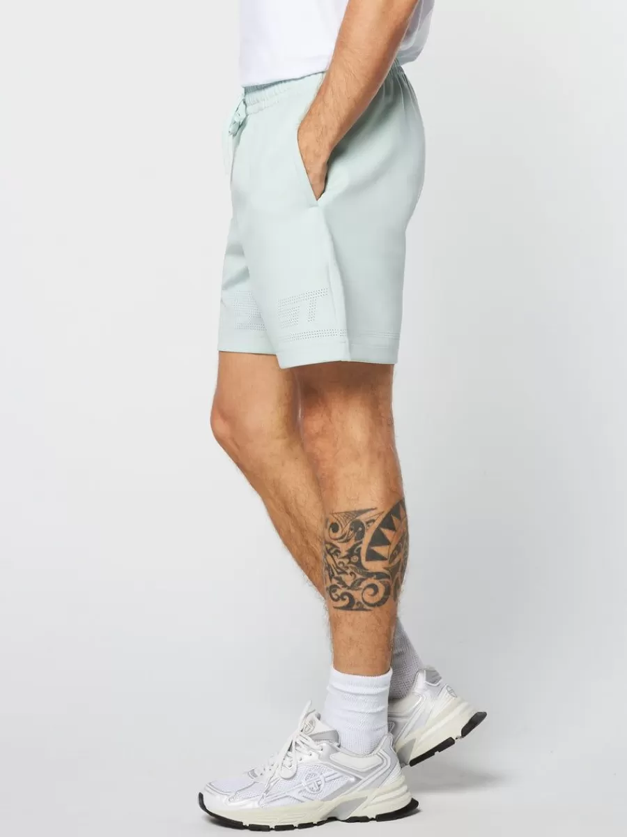 Shorts And Swim>Sergio Tacchini Perforata Short- Surf Spray