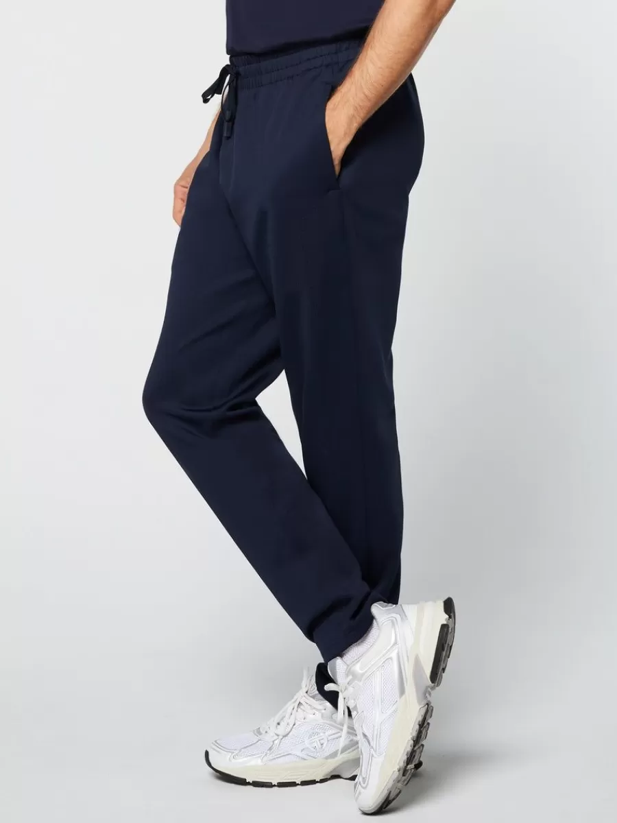 Pants And Sweatpants>Sergio Tacchini Perforata Track Pant-Maritime Blue