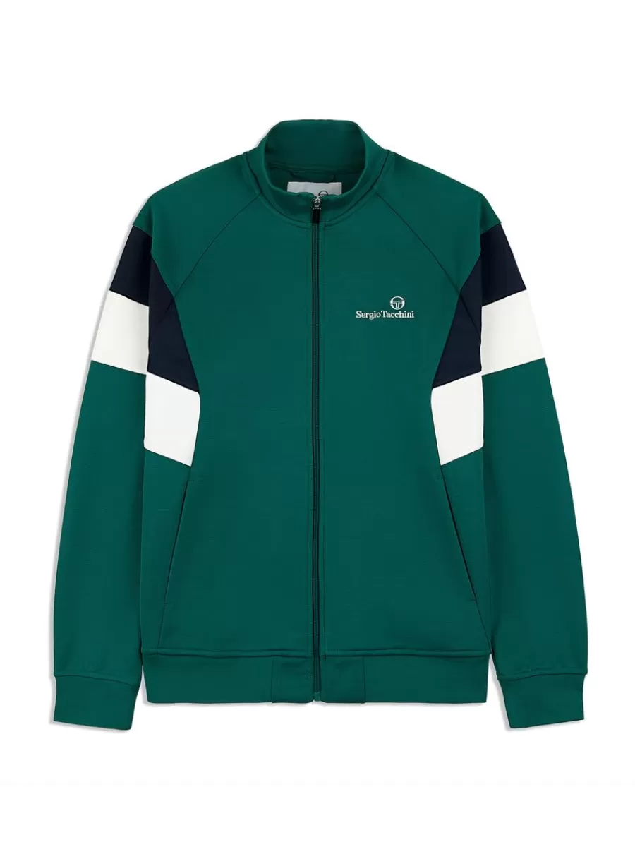 Jackets>Sergio Tacchini Pero Track Jacket Archivio- Evergreen
