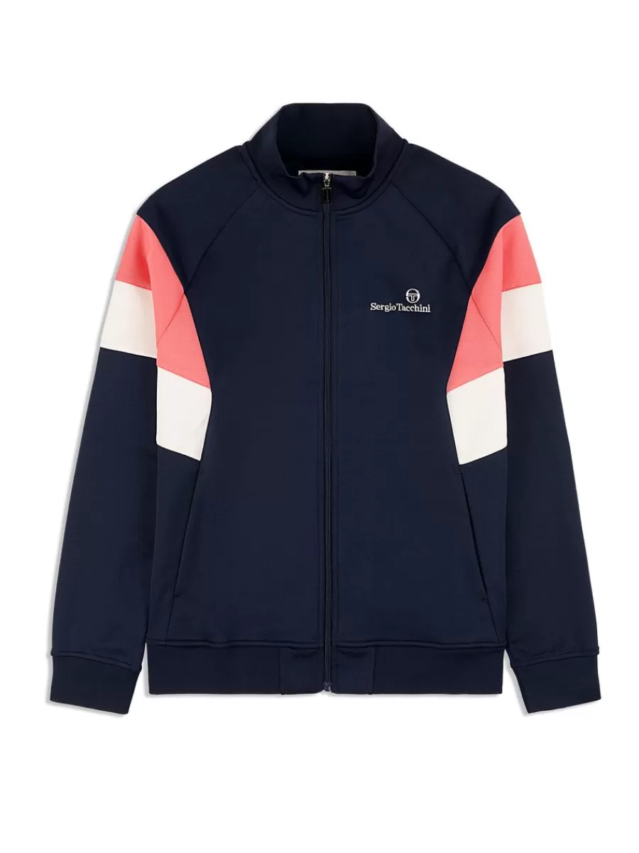 Jackets>Sergio Tacchini Pero Track Jacket Archivio- Maritime Blue