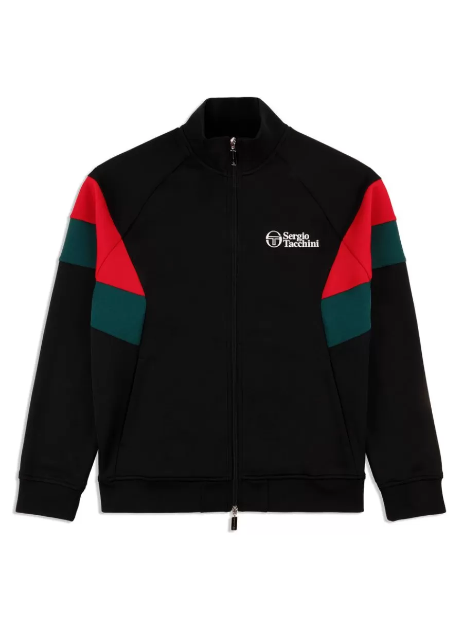 Jackets>Sergio Tacchini Pero Track Jacket- Black Beauty