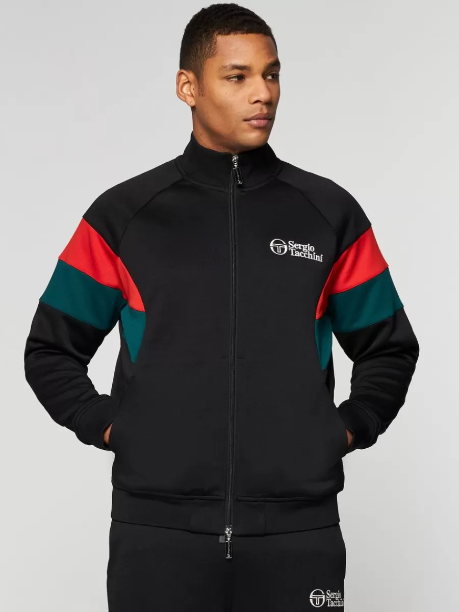 Jackets>Sergio Tacchini Pero Track Jacket- Black Beauty