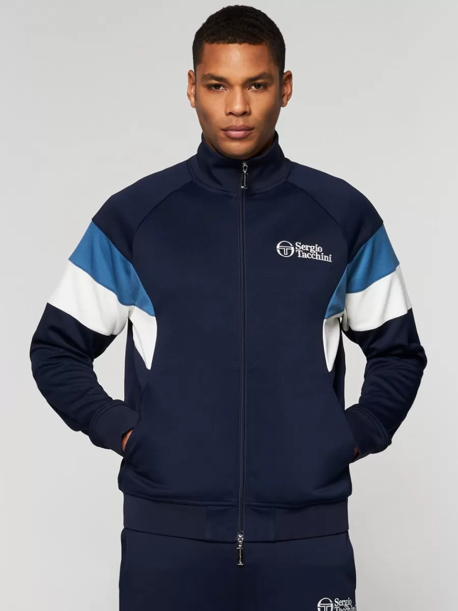 View All>Sergio Tacchini Pero Track Jacket- Maritime Blue