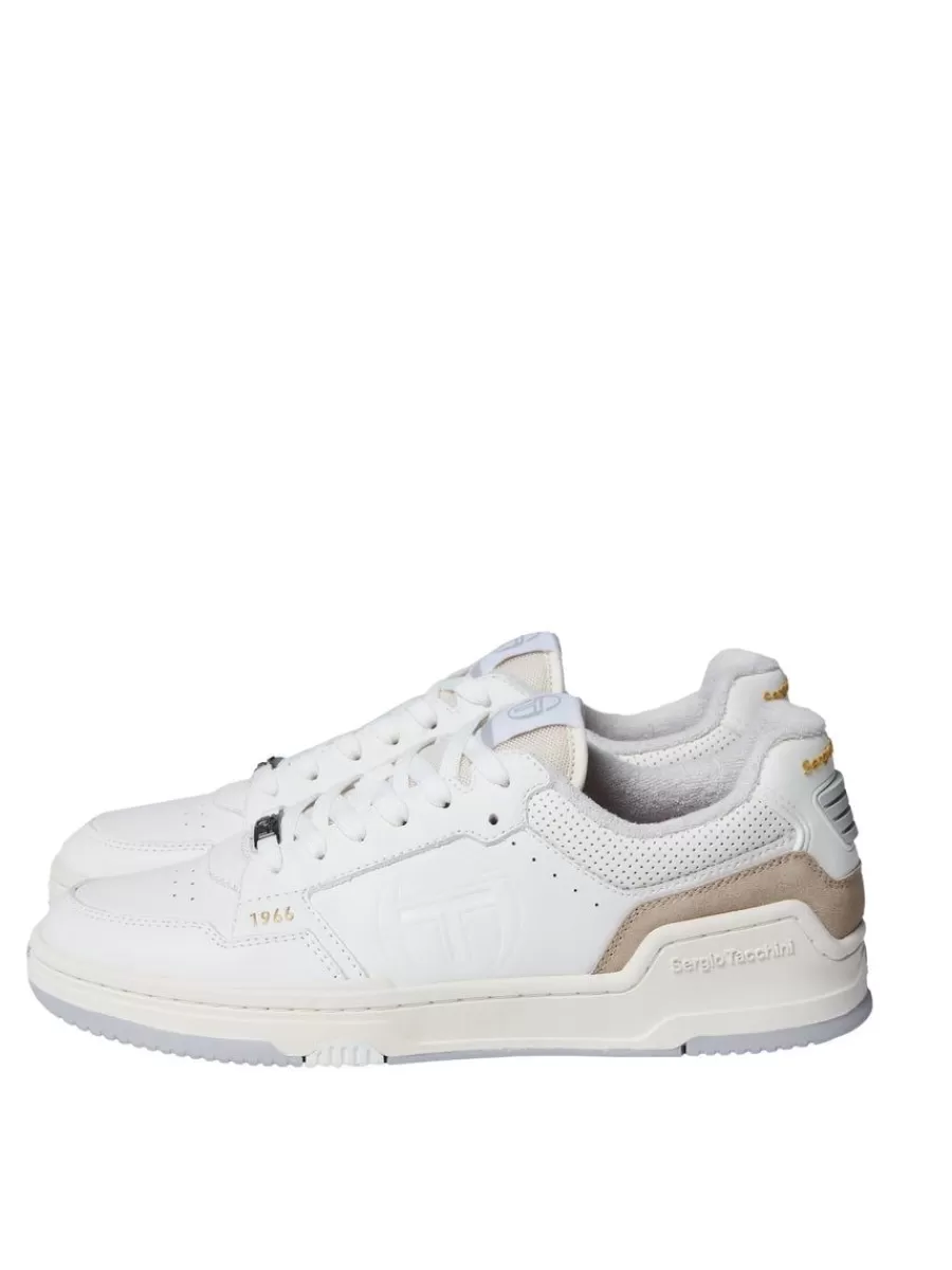 Shoes>Sergio Tacchini Prime Shot Da Ultra Sneaker- White Tofu/ Quiet Grey