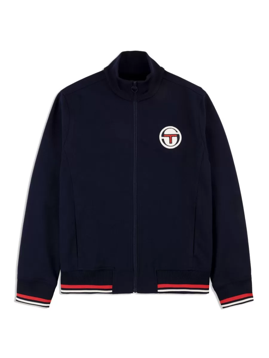 Jackets>Sergio Tacchini Priorato Track Jacket Archivio- Maritime Blue