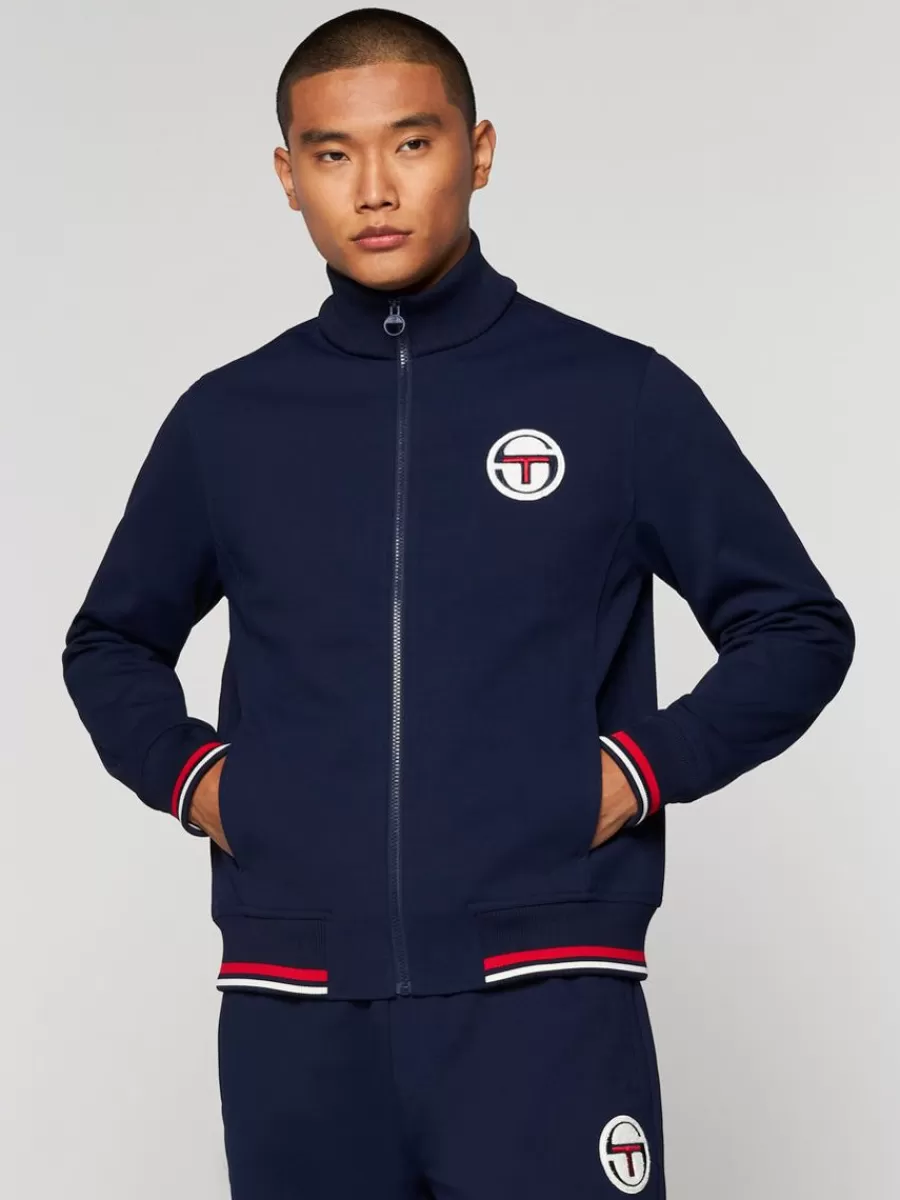 Jackets>Sergio Tacchini Priorato Track Jacket Archivio- Maritime Blue