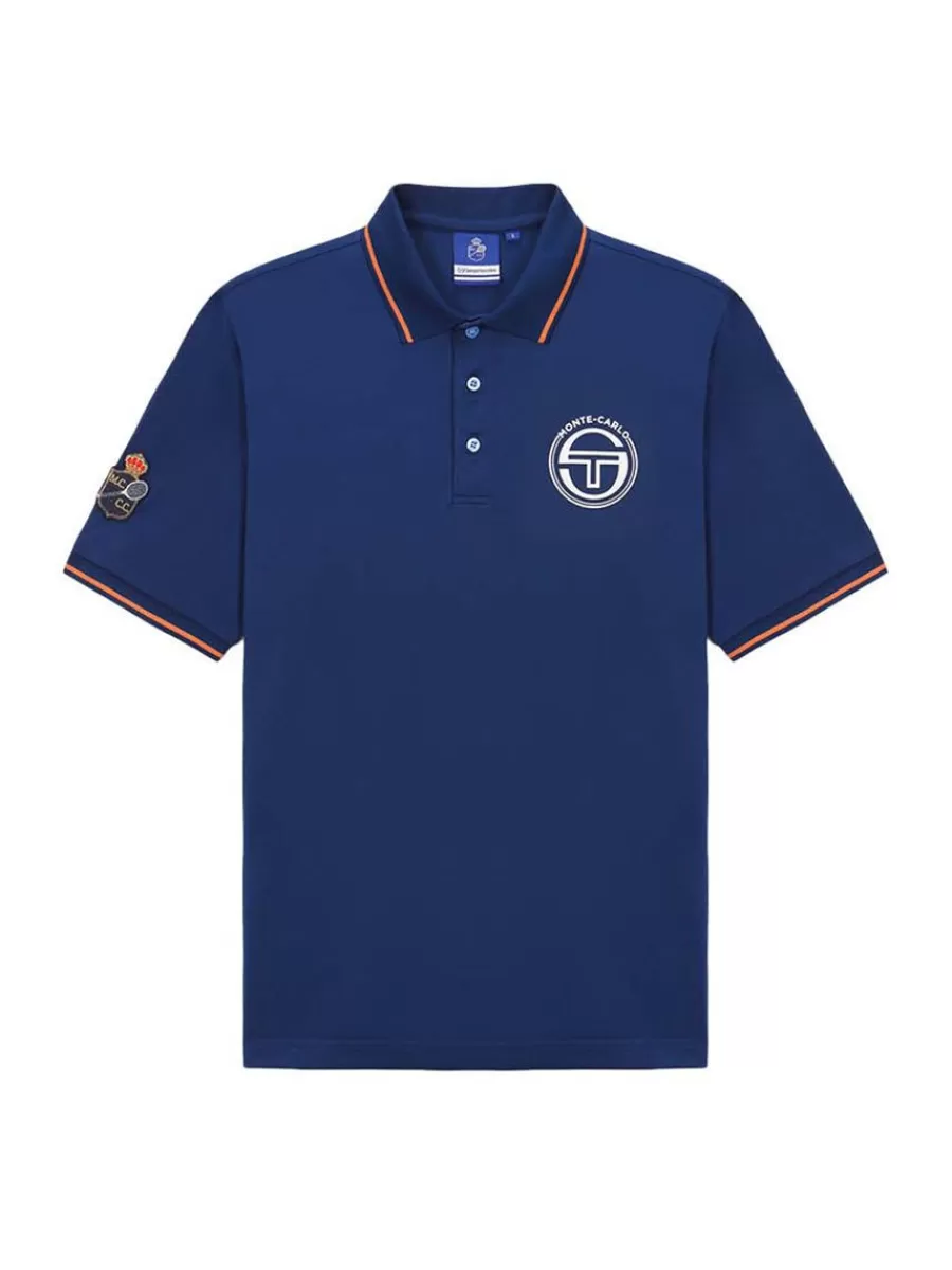For The Court>Sergio Tacchini Ranking Staff Polo- Navy