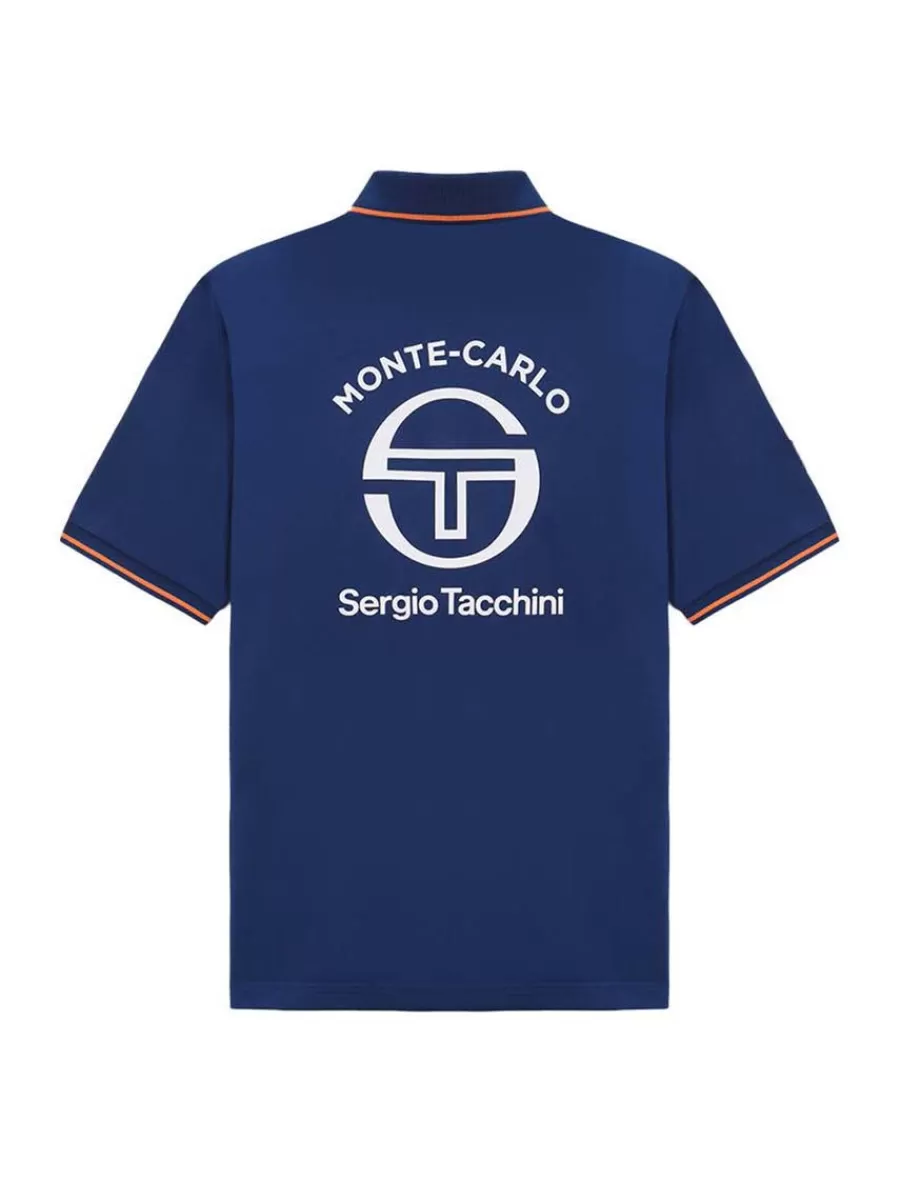 For The Court>Sergio Tacchini Ranking Staff Polo- Navy
