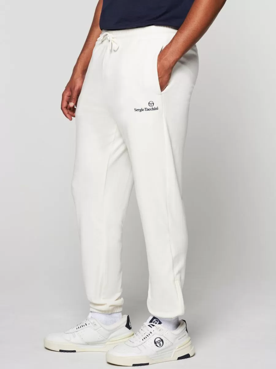 Pants And Sweatpants>Sergio Tacchini Scopeto Velour Pant- Poinciana/ Gardenia