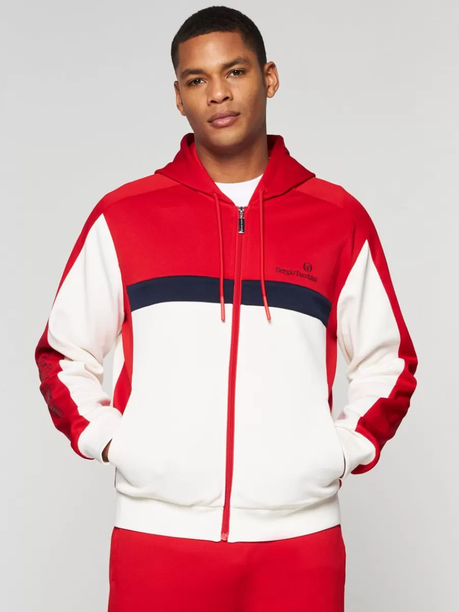 Sweatshirts And Hoodies>Sergio Tacchini Sora Zip-Up Hoodie- Adrenaline Rush