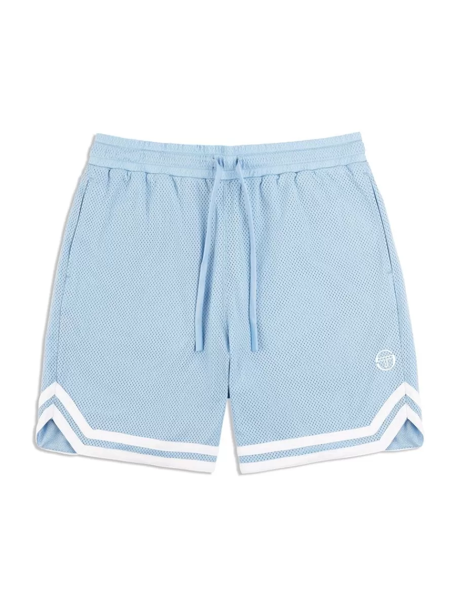 Matching Separates>Sergio Tacchini Spazio Banda Mesh Short- Clear Sky