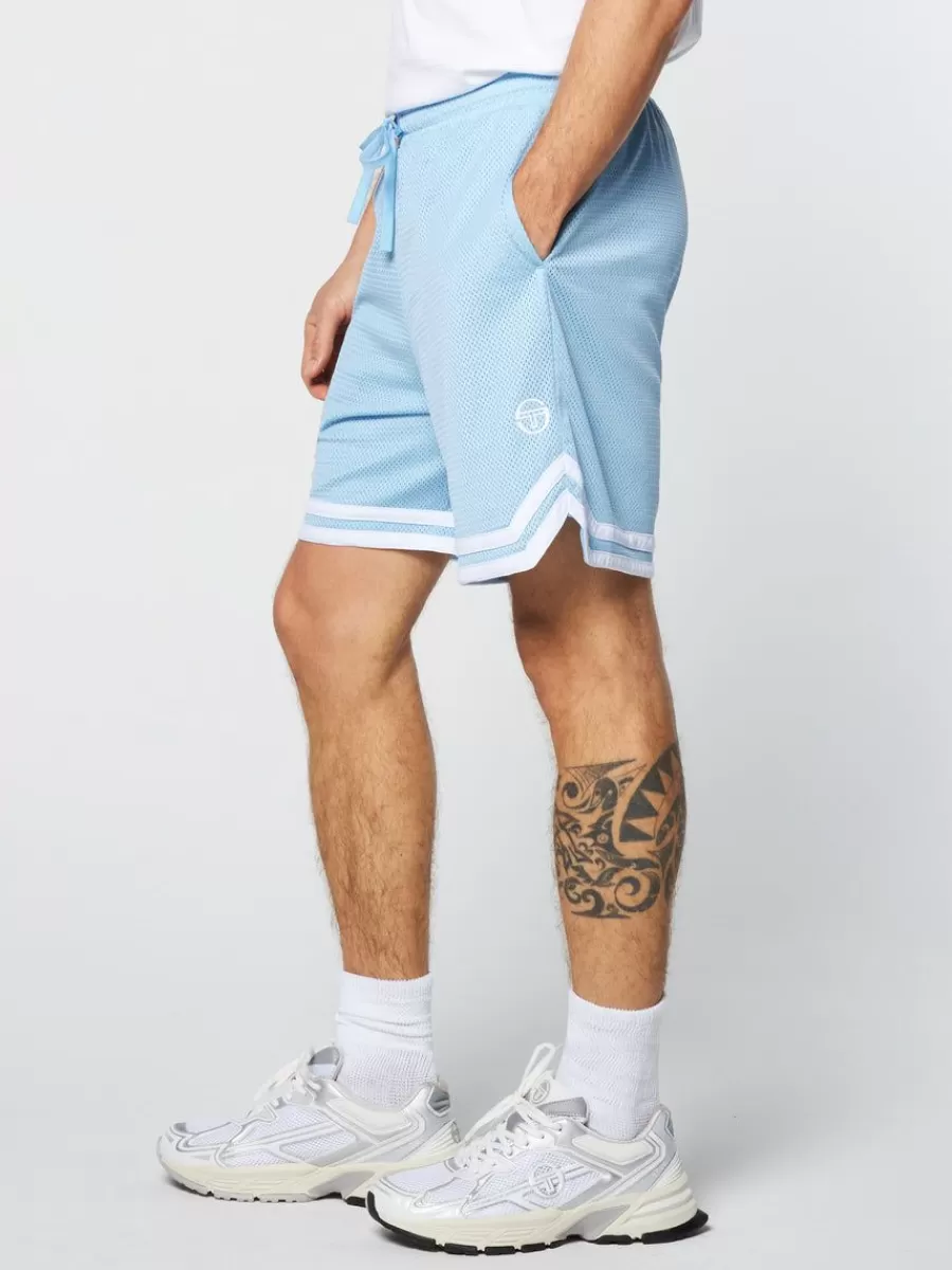 Matching Separates>Sergio Tacchini Spazio Banda Mesh Short- Clear Sky