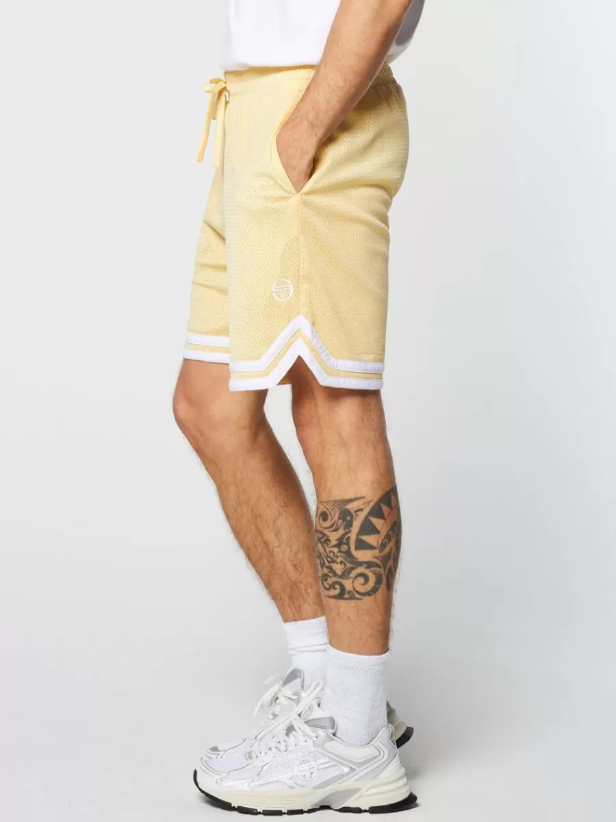 Matching Separates>Sergio Tacchini Spazio Banda Mesh Short- Golden Haze