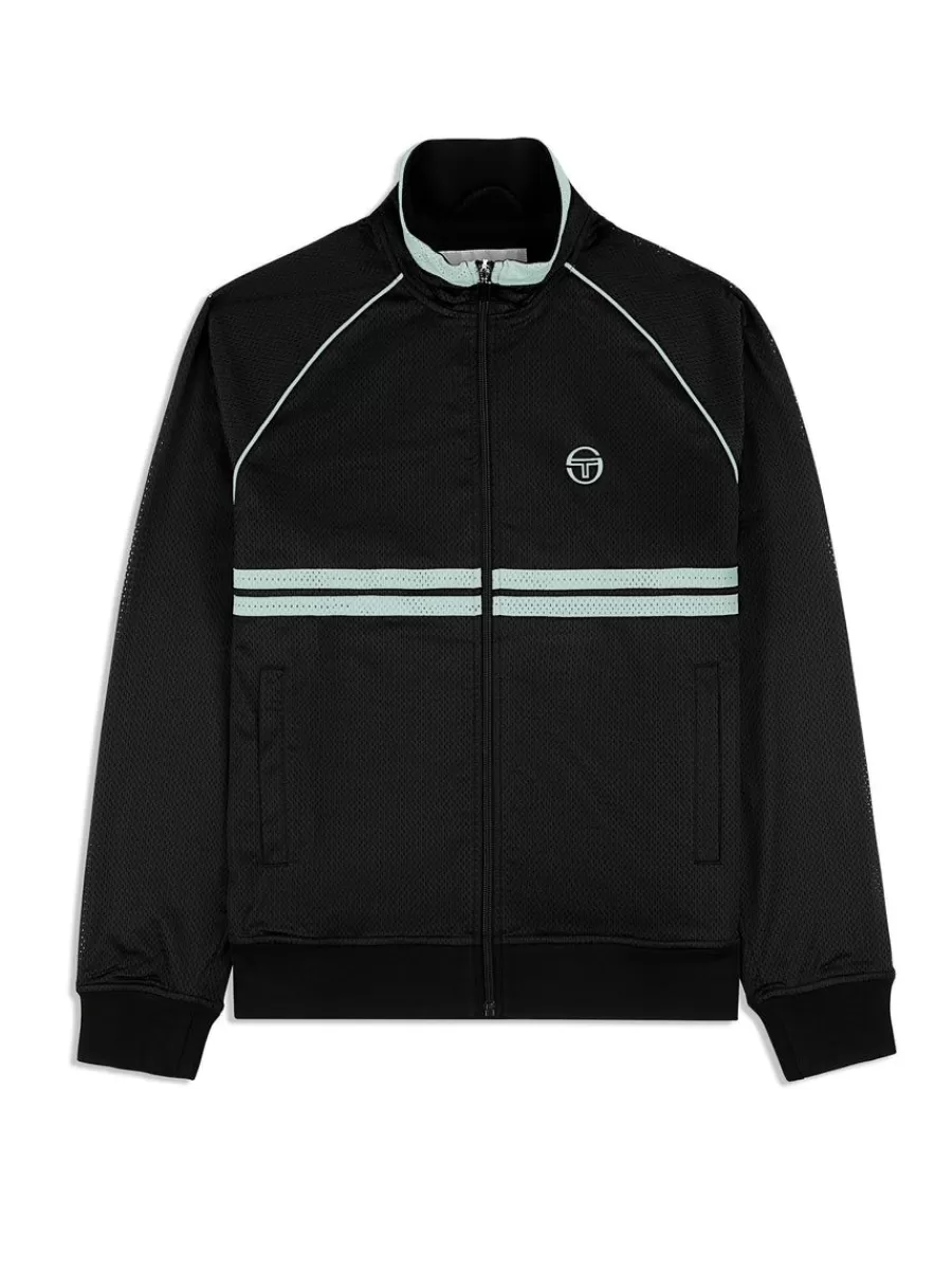 View All>Sergio Tacchini Spazio Dallas Track Jacket- Black Beauty