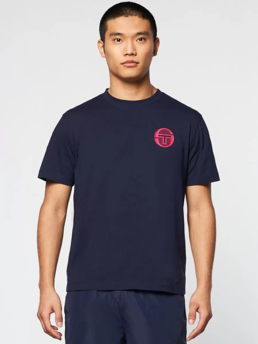 T-Shirts>Sergio Tacchini Tenda T-Shirt- Maritime Blue