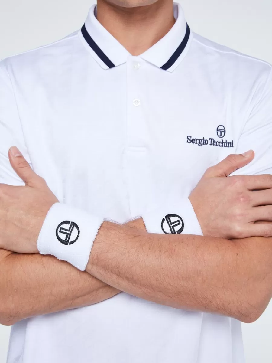 Miscellaneous>Sergio Tacchini Tennis Wristband- White