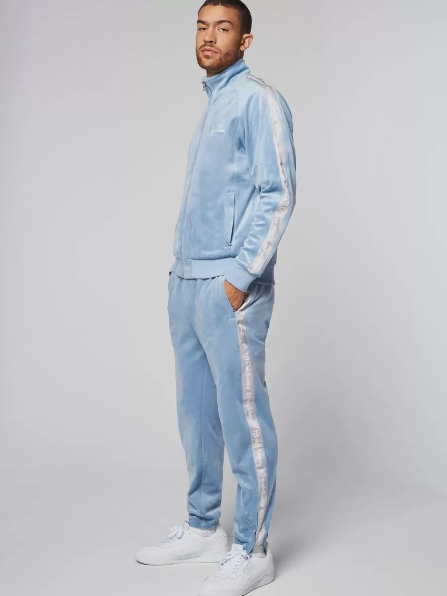 Velour>Sergio Tacchini Tipo Velour Track Jacket- Mountain Spring