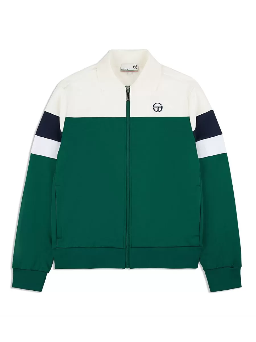 Jackets>Sergio Tacchini Tomme Track Jacket Archivio- Evergreen