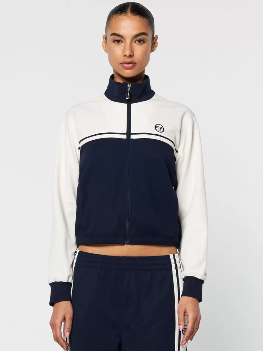 For The Court>Sergio Tacchini Vasto Track Jacket- Maritime Blue