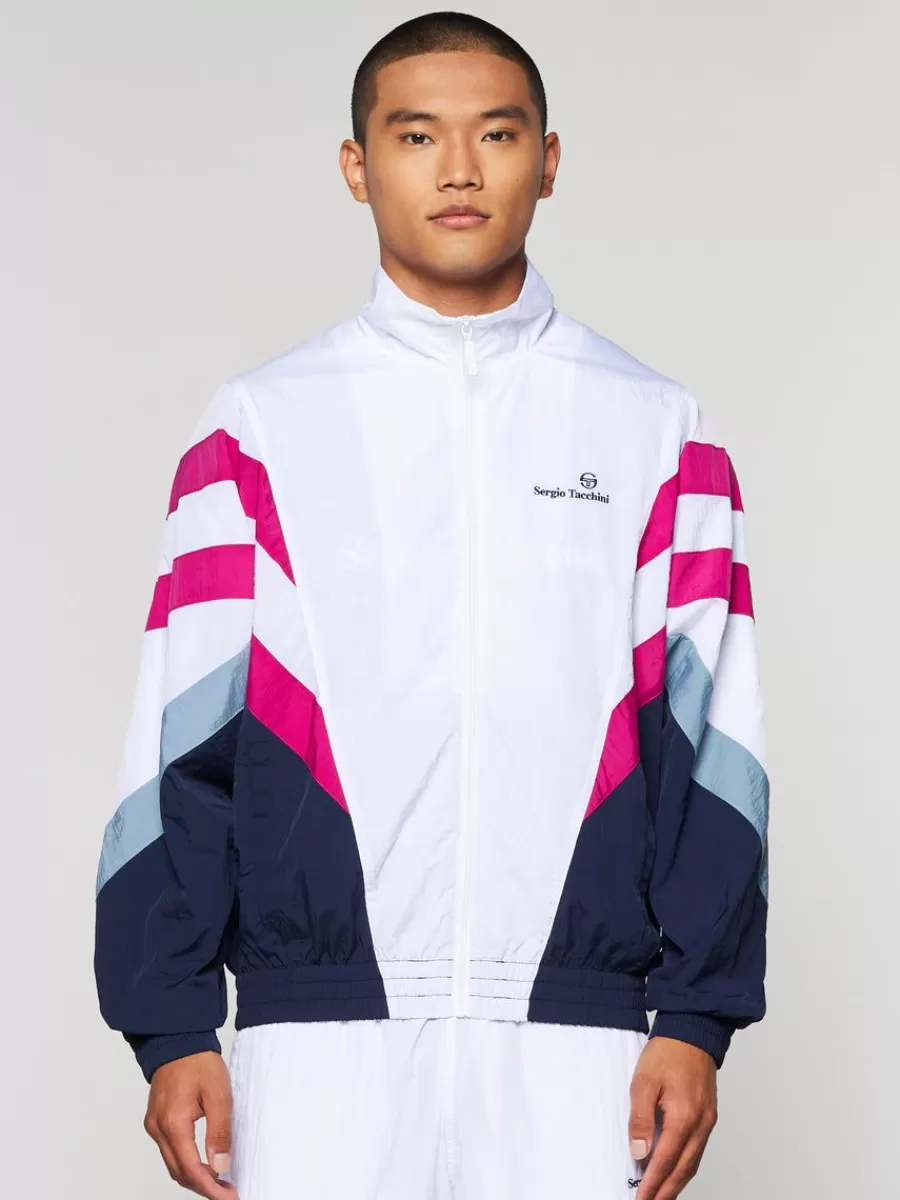 View All>Sergio Tacchini Verona Track Jacket- White/ Multi