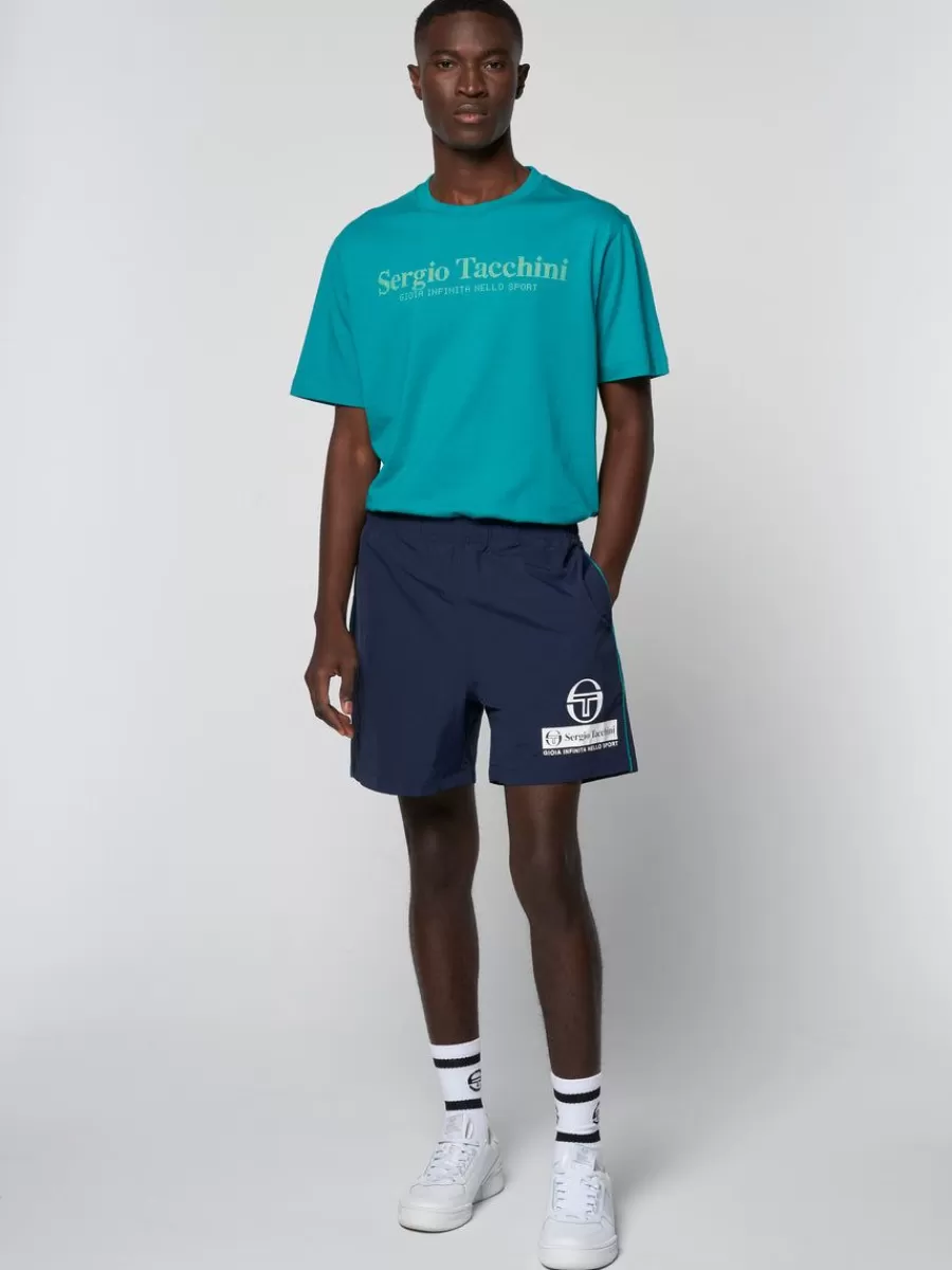 View All>Sergio Tacchini Viva Nylon Short- Maritime Blue
