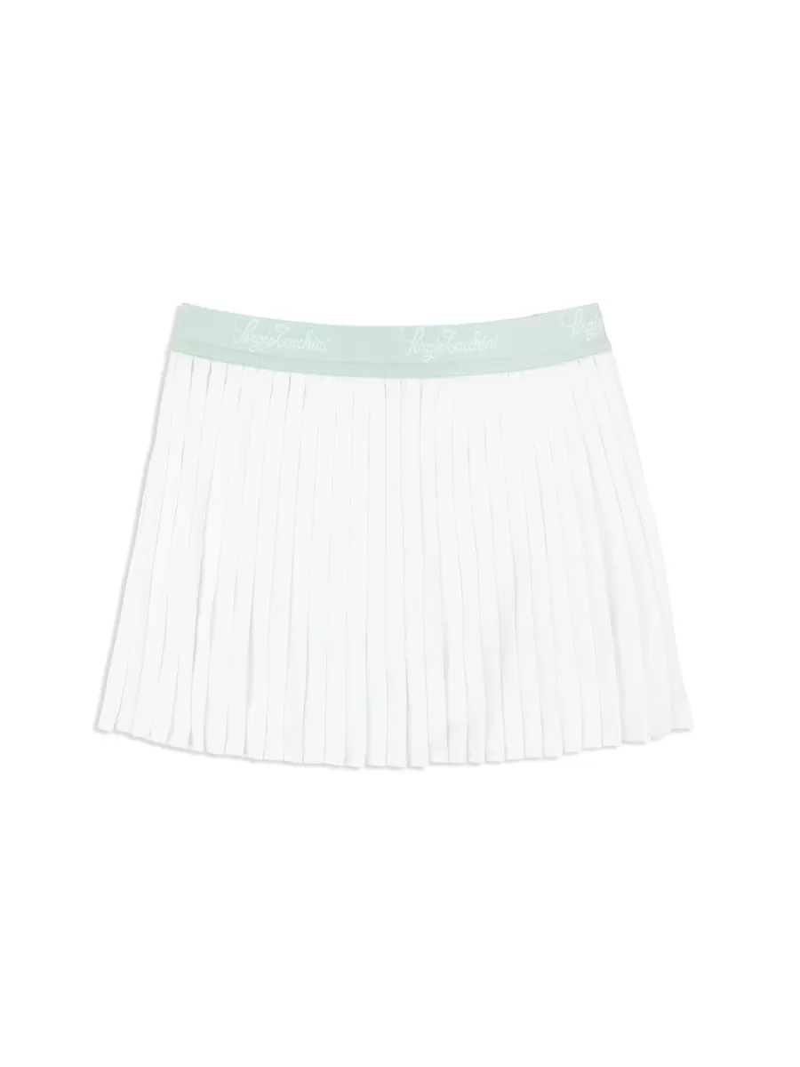 For The Court>Sergio Tacchini Zambrini Skort- Brilliant White