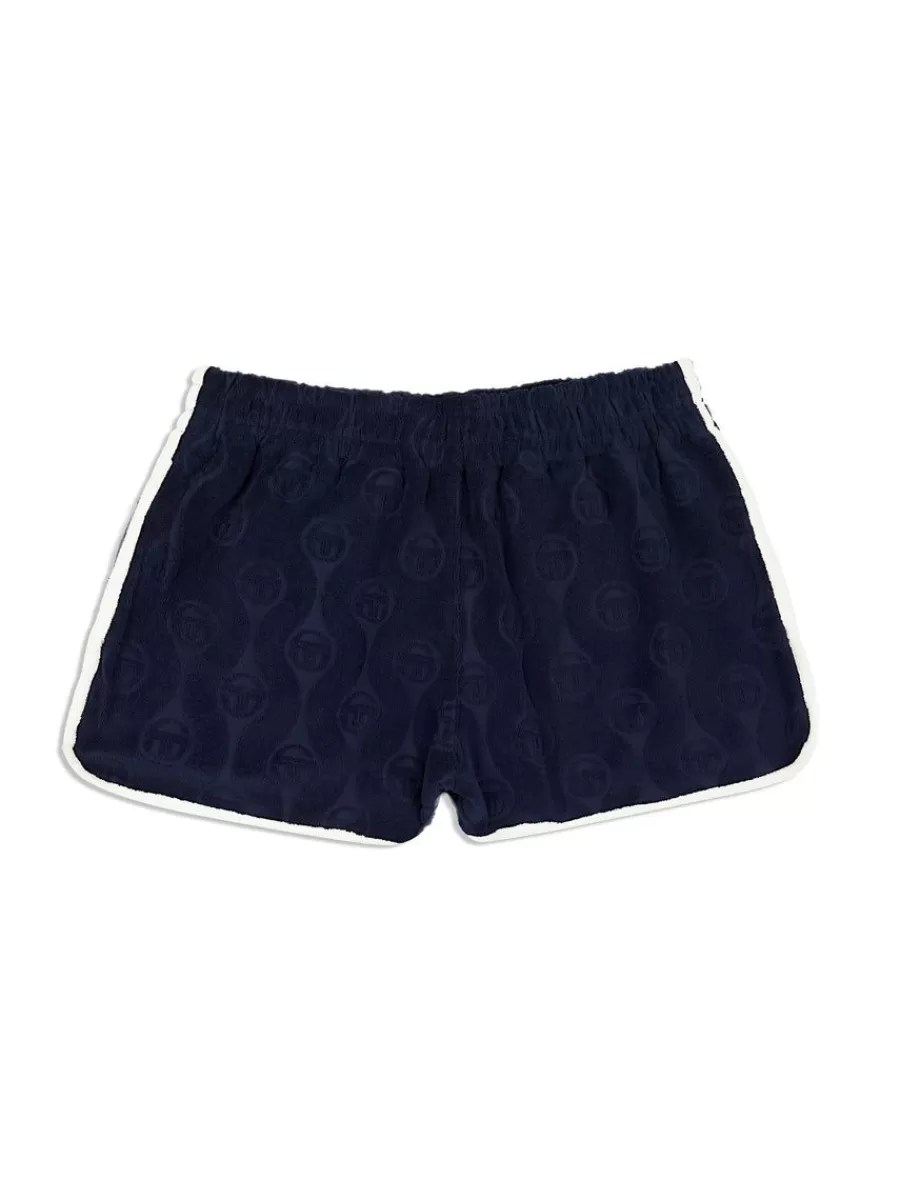 For The Court>Sergio Tacchini Zona Short- Maritime Blue