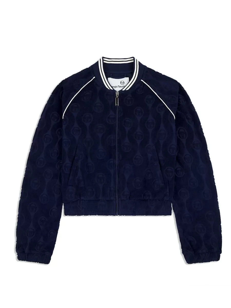 View All>Sergio Tacchini Zona Track Jacket- Maritime Blue